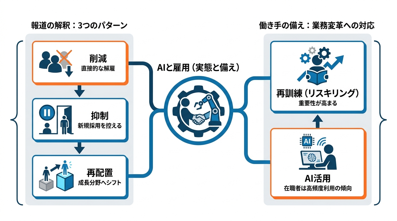 報道の読み方と働き手の備え