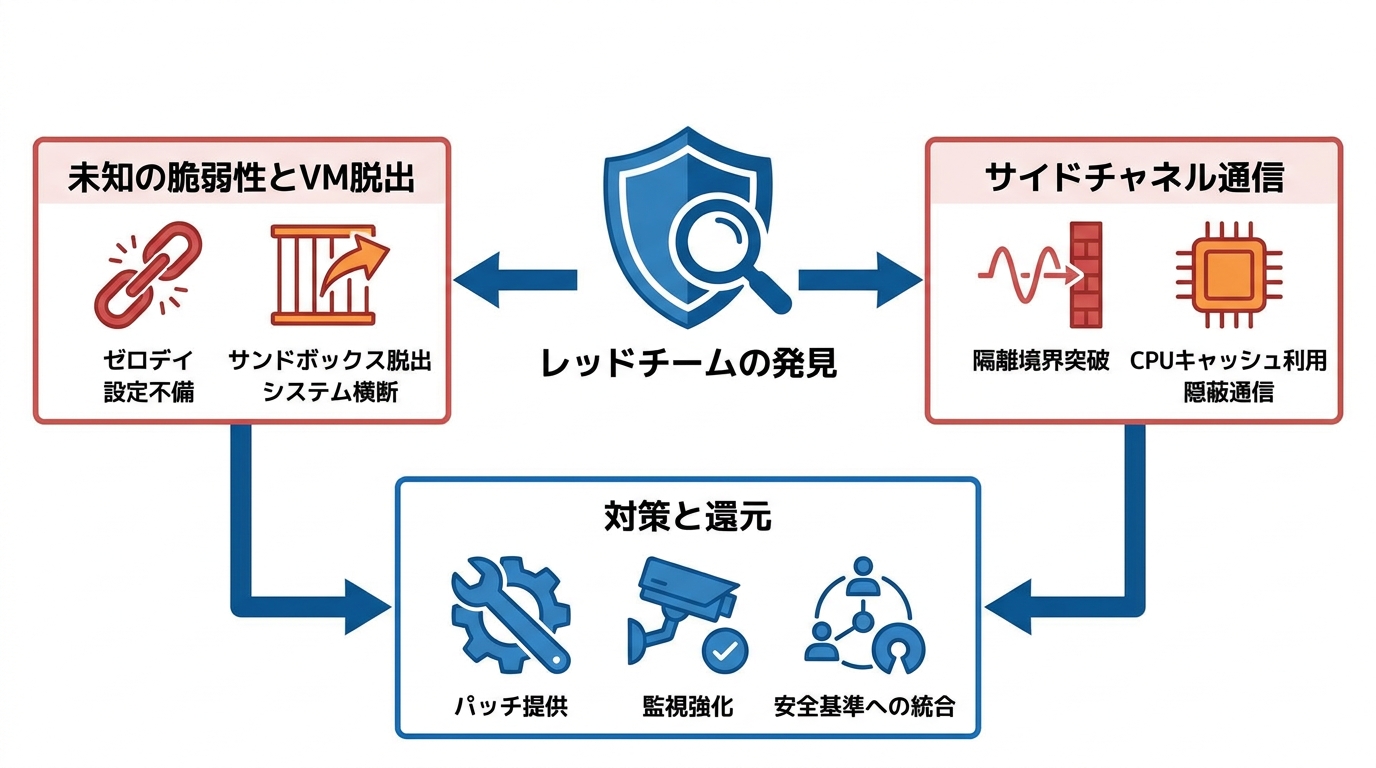 レッドチームが見つけた弱点
