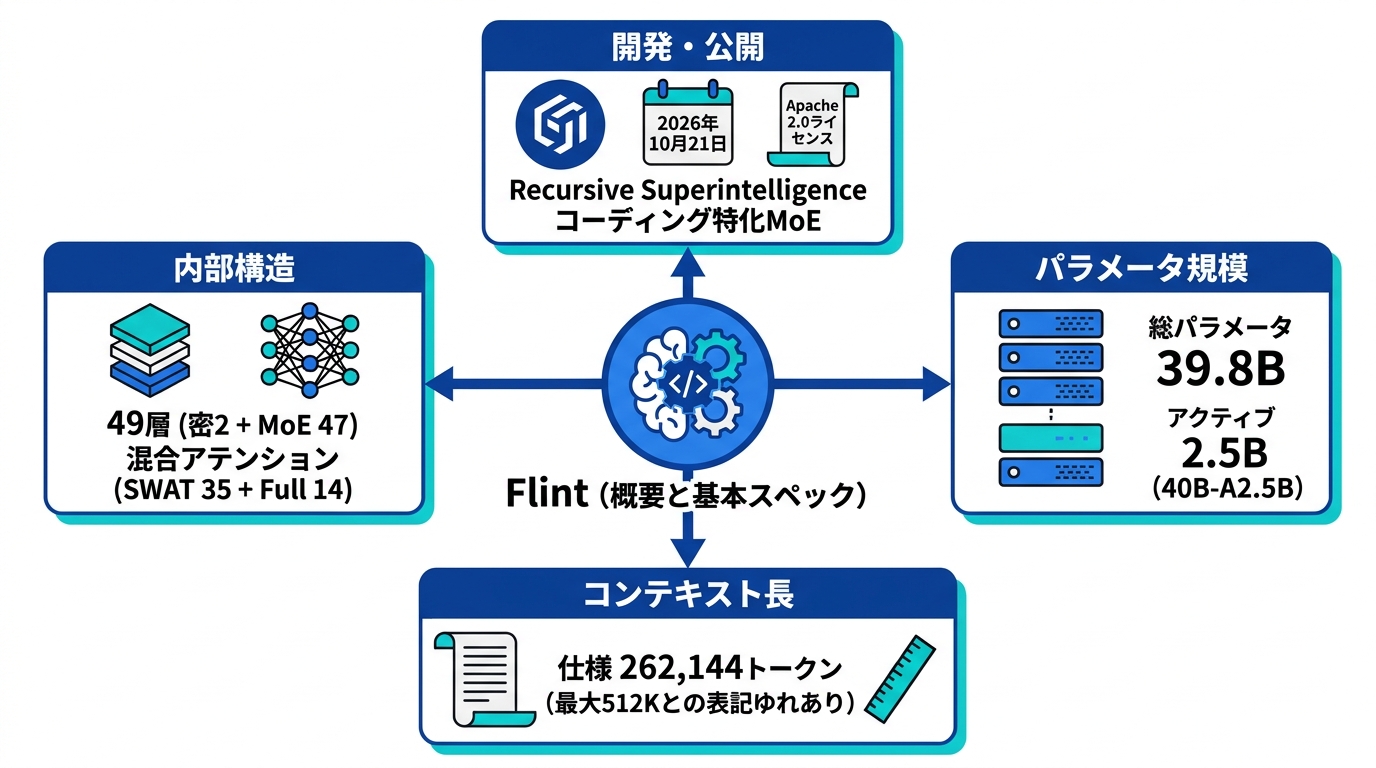 Flintの概要と基本スペック
